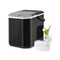 Portable Countertop Ice Maker with Self-Cleaning Function and One-Button Control Panel